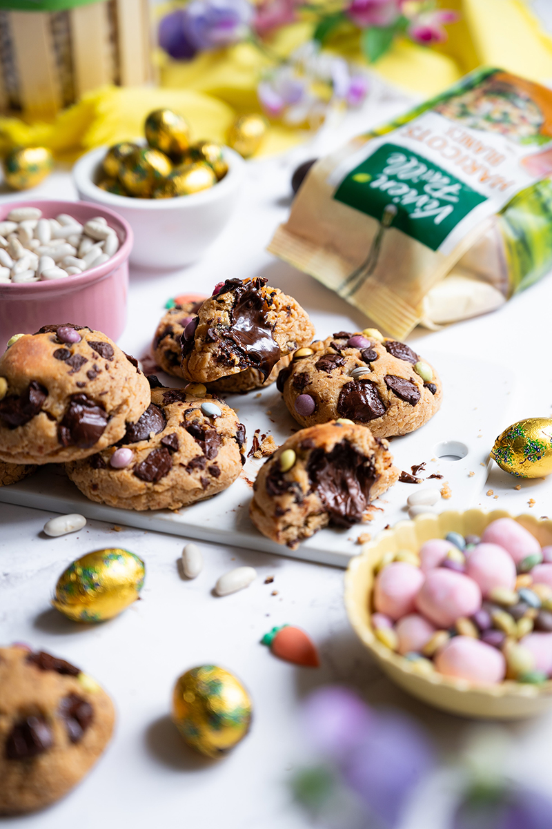Cookies haricots blancs fourrés œufs de Pâques