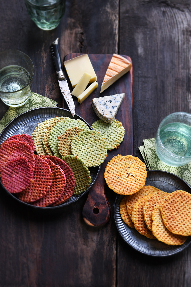 Gaufrettes apéritives fromage