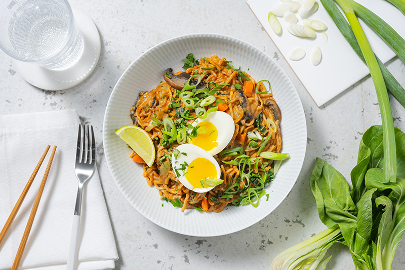 Laksa veggie légumes coco