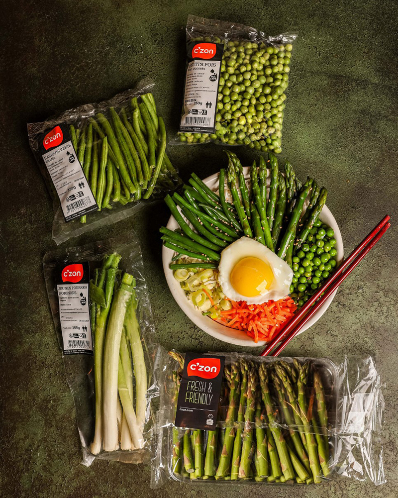 Bibimbap coréen printanier