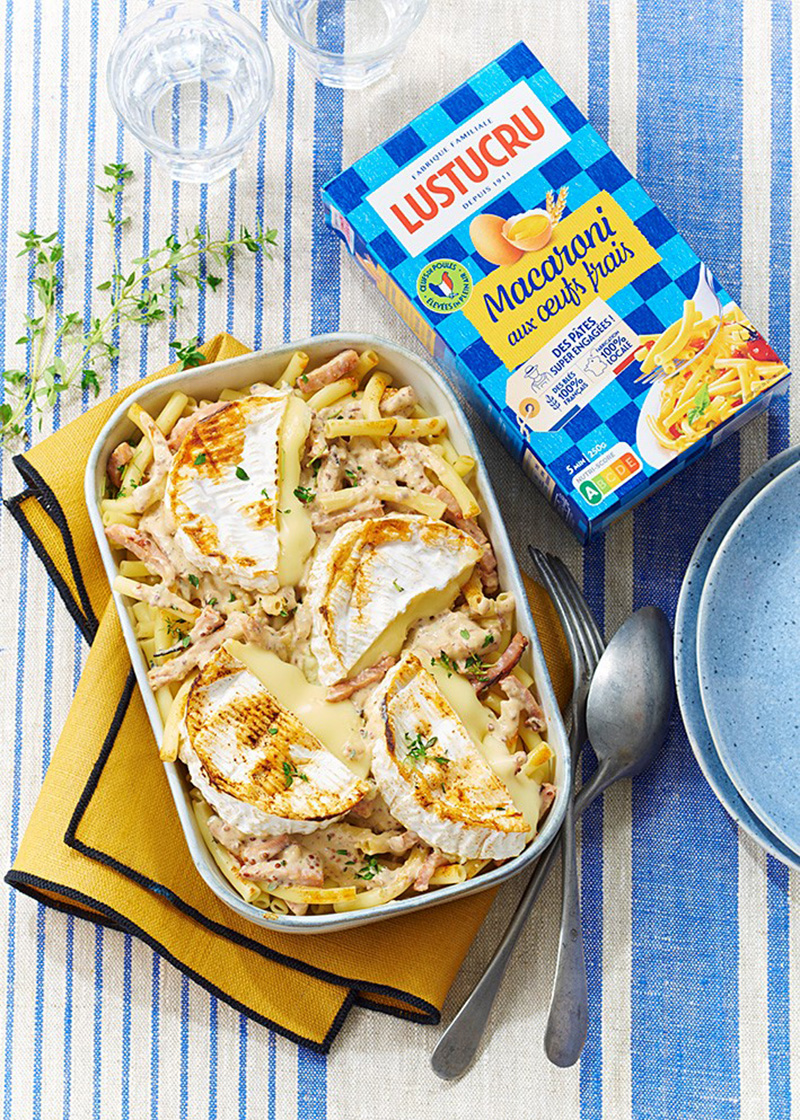 Gratin normand Macaroni LUSTUCRU
