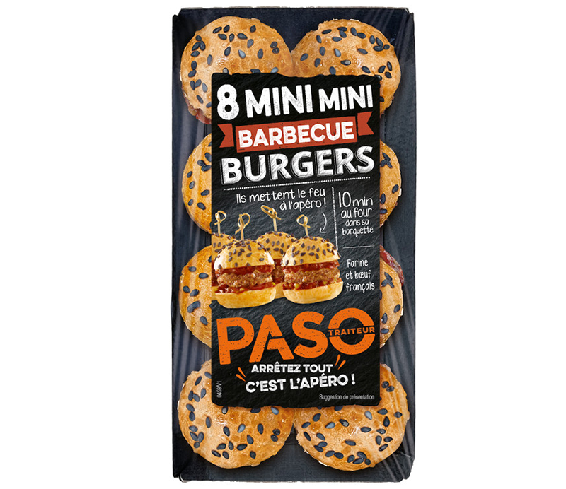 Mini mini barbecue burger