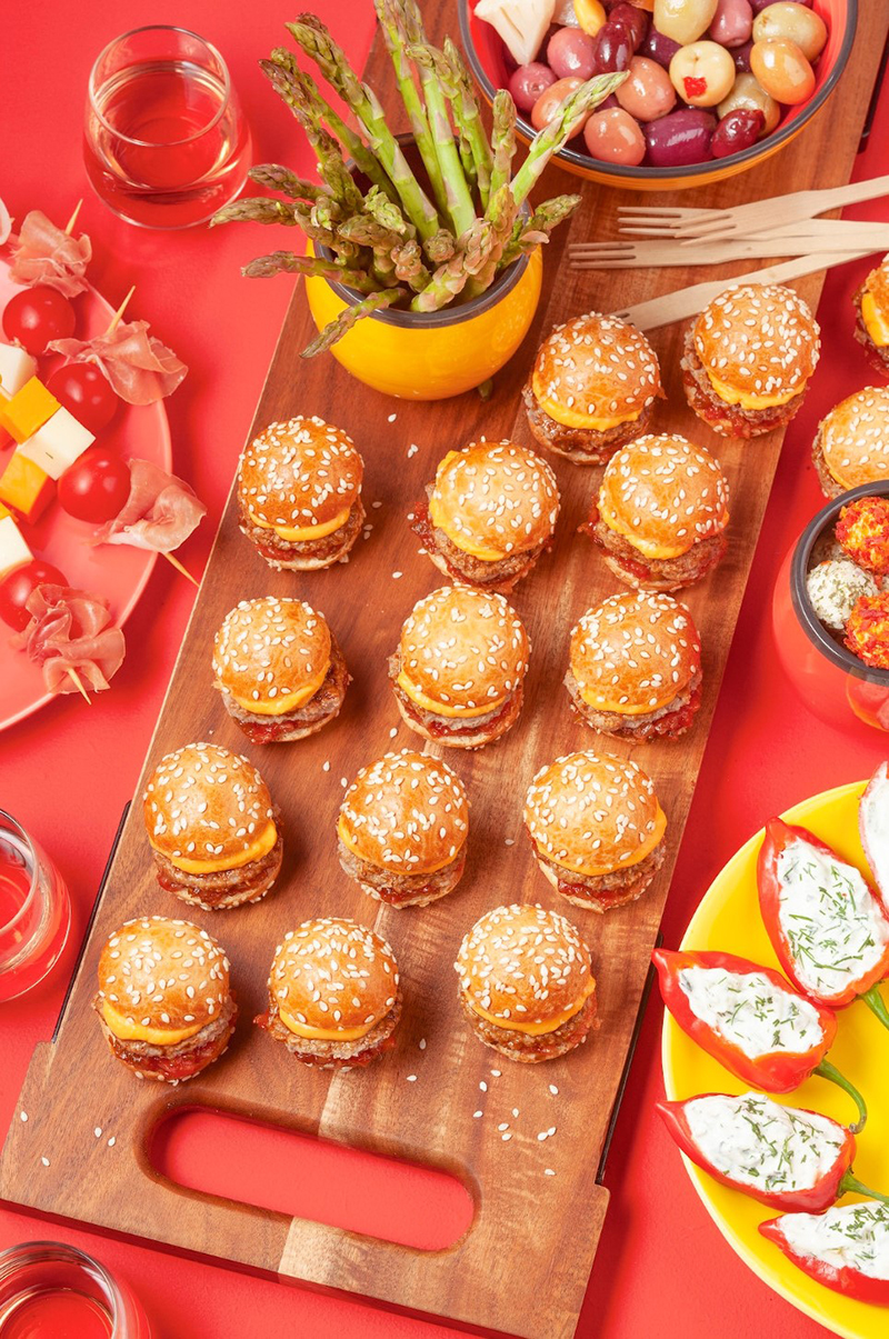 Mini mini burgers