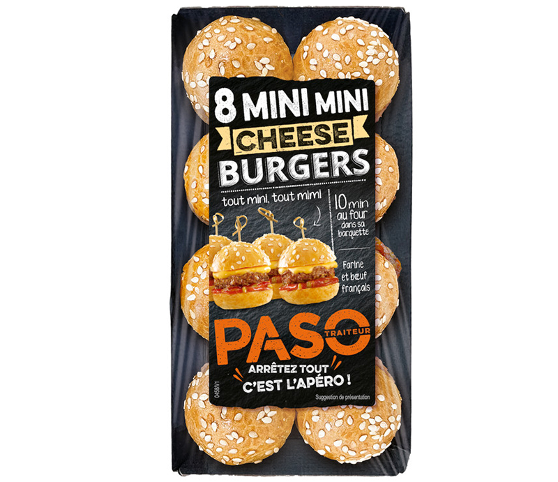 Mini mini cheese burger