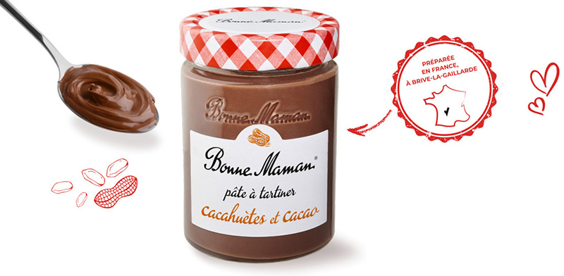 Pâte à tartiner cacahuètes cacao