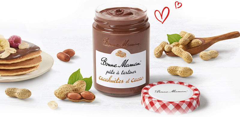 Pâte à tartiner cacahuètes cacao
