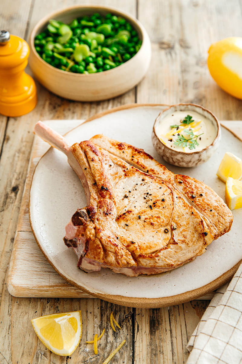 Côte de veau printemps 