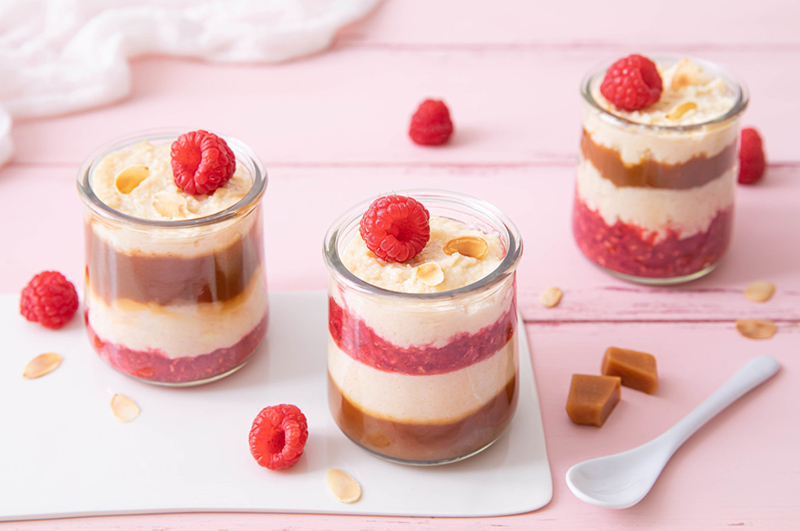 Crèmes Floraline® framboises caramel