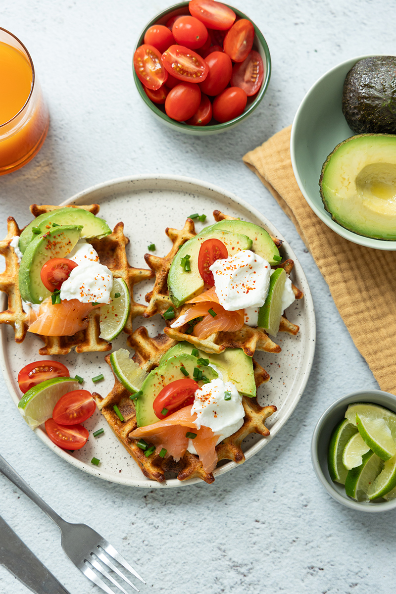 Gaufre saumon avocat Petit Billy