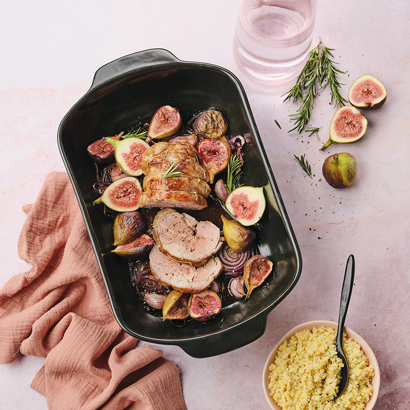 Rôti d’agneau figues
