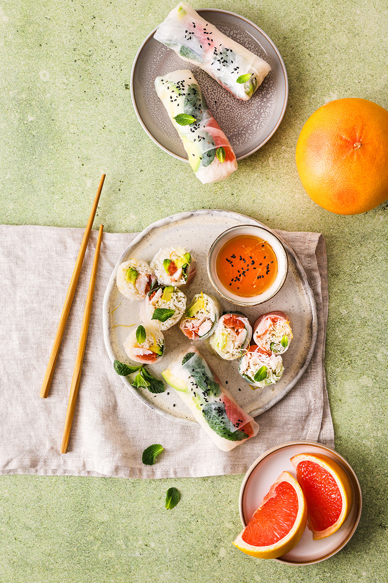 Rouleaux de printemps pomelo de Corse IGP