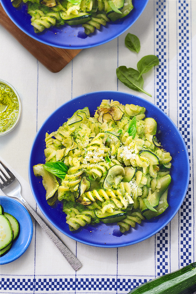 Torsades crème de courgette
