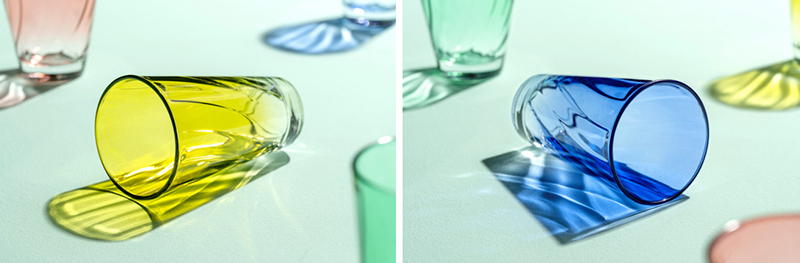 Verres colorés TWIST