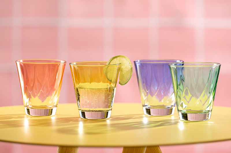 Verres colorés TWIST