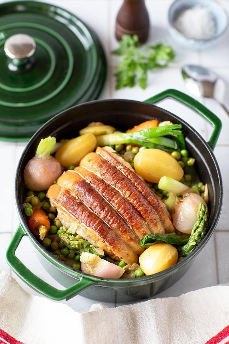 Cocotte printanière poitrine de veau