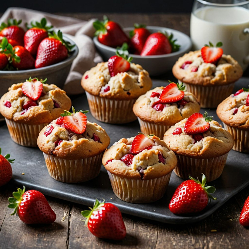 Muffins fraises