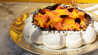 Pavlova agrumes