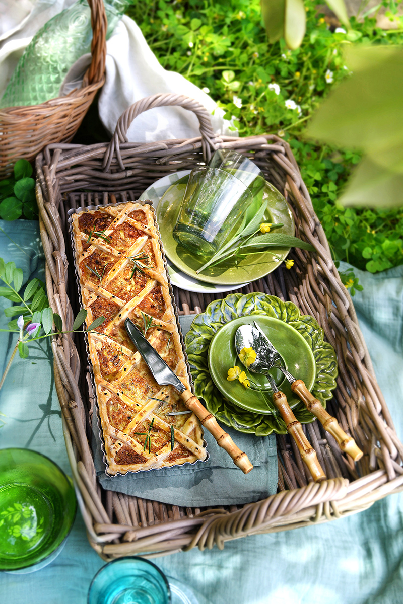 Tarte courgette chèvre