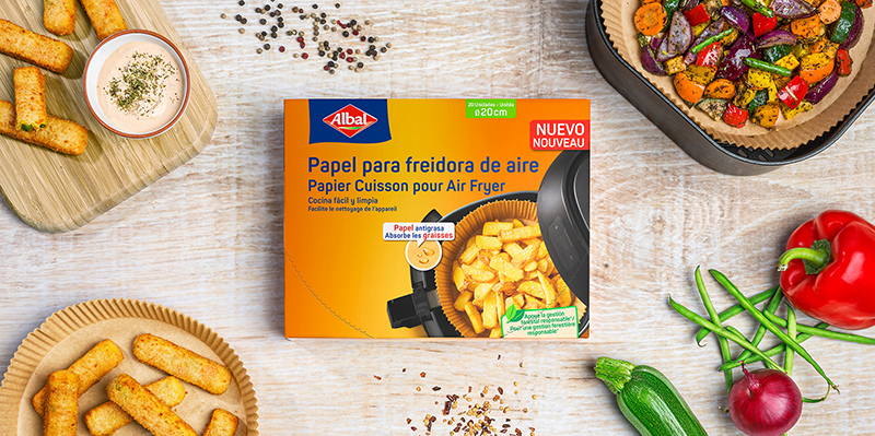 Papier cuisson Air Fryer