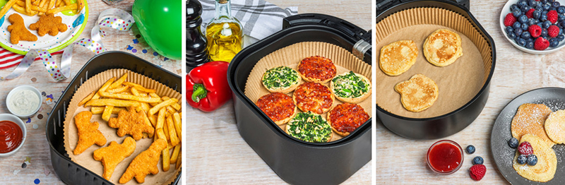 Papier cuisson Air Fryer