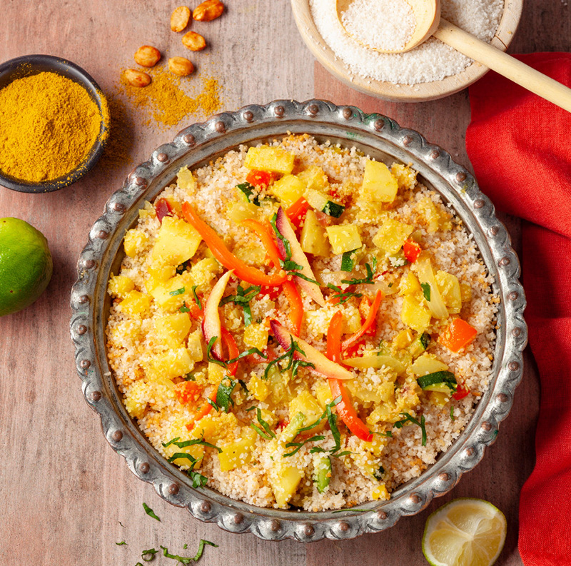 Tapioca sauté à l’Indienne
