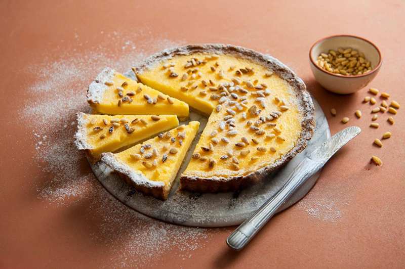 Tarte italienne ricotta et citron