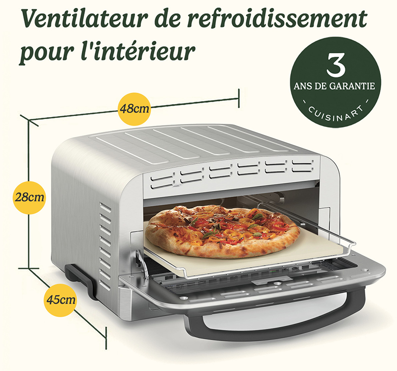 Four pizza d’intérieur Cuisinart