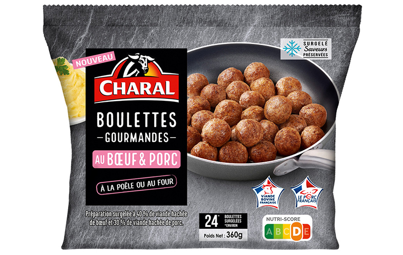 Boulettes bœuf porc CHARAL