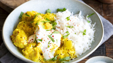 Curry poulet kiwi