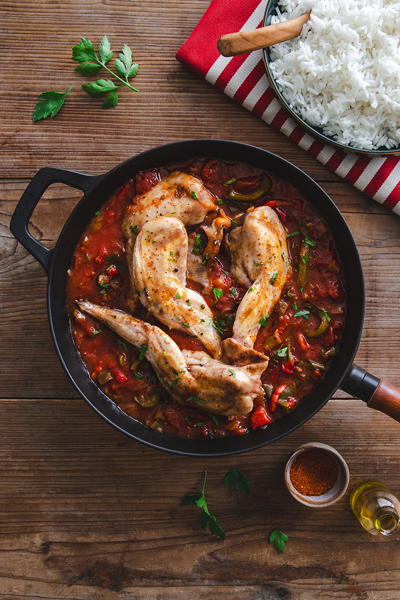 Gigolettes lapin basquaise