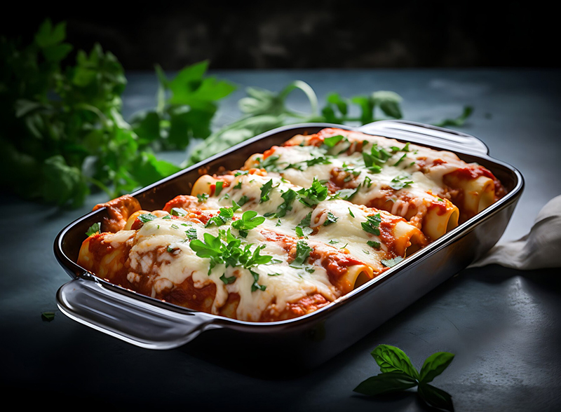 Lasagnes roulées bolognaise