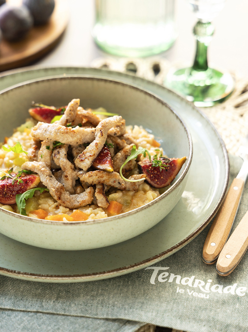 Risotto veau Tendriade figues
