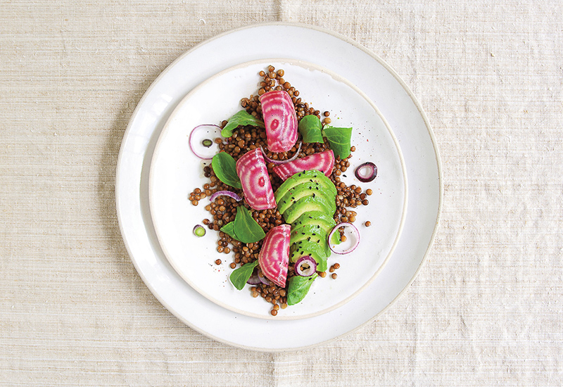 Salade lentilles