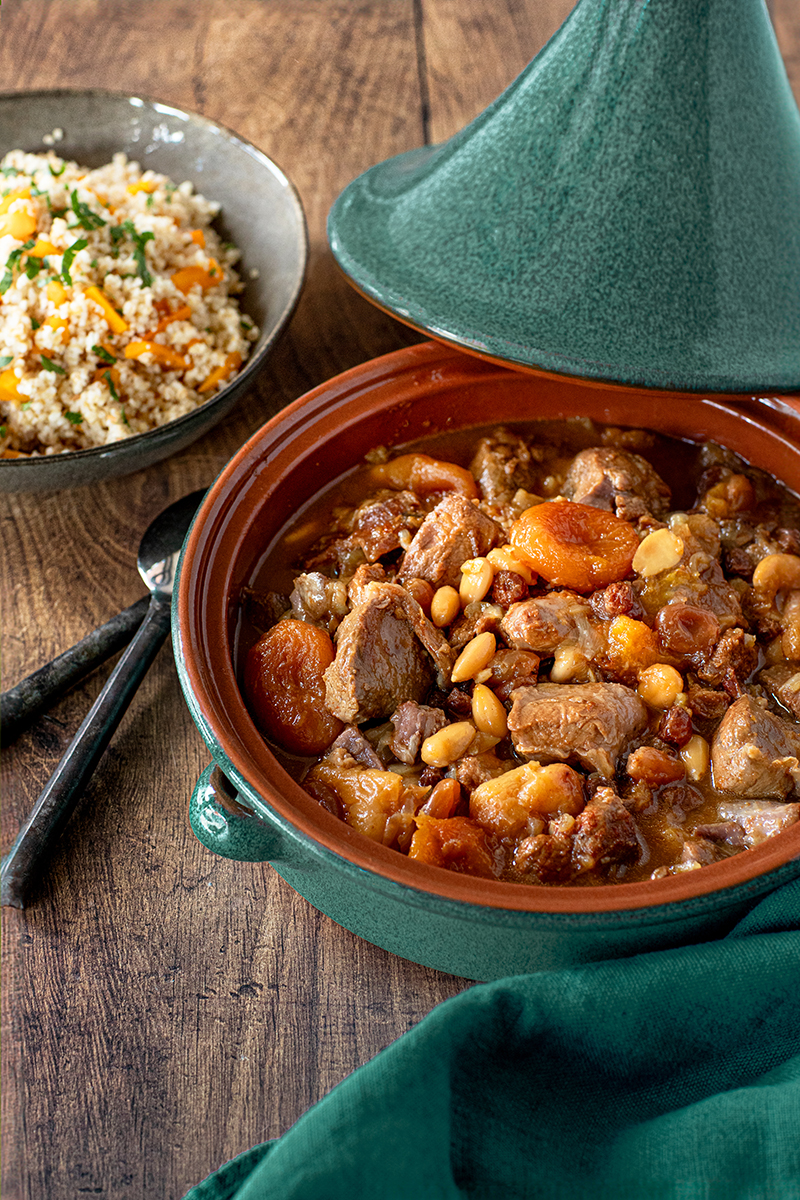Tajine d’agneau fruits secs