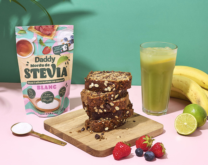 Banana bread matinal Stévia Daddy