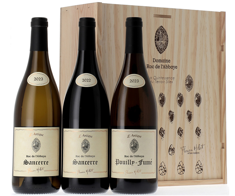 Coffret Antique 3 bouteilles