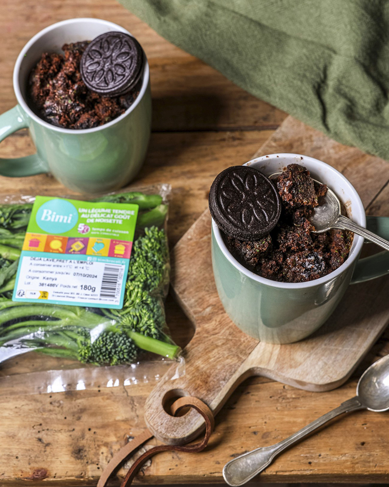 Mug cake Oreo® Bimi® râpés