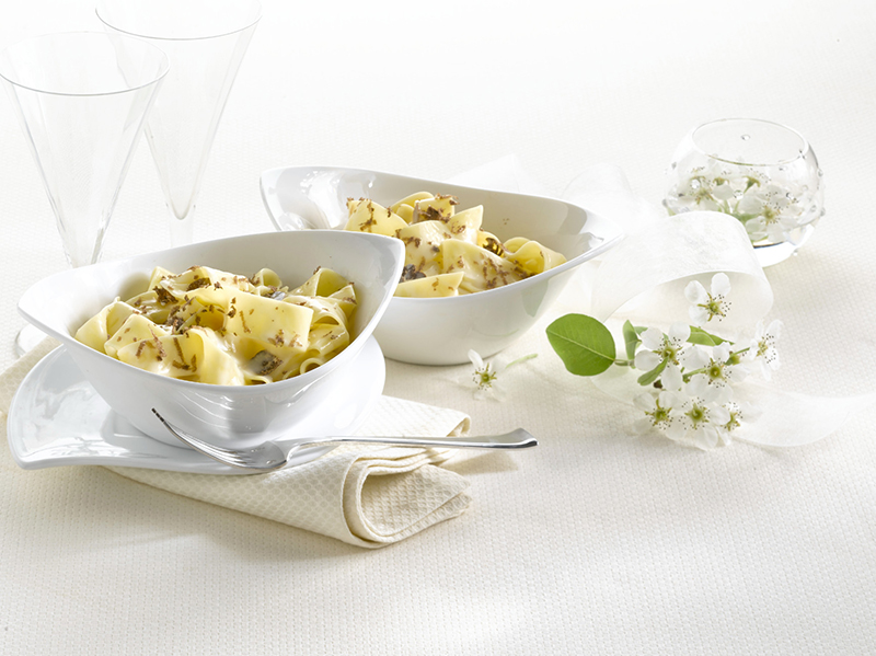 Pappardelles crème de mascarpone et truffes
