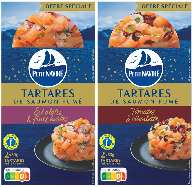 Tartares échalotes fines herbes tomates ciboulette