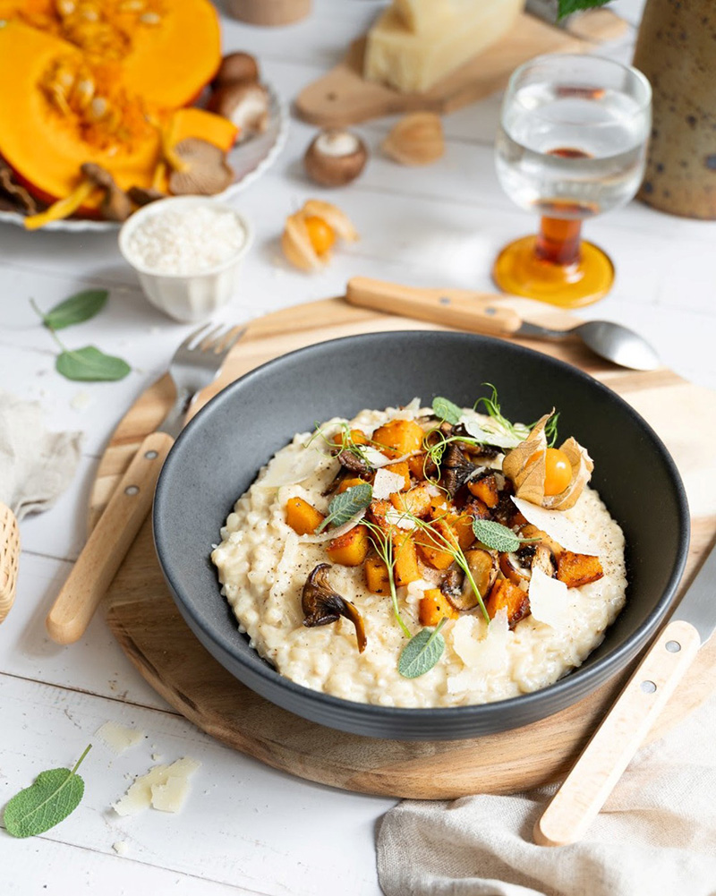 Risotto petits légumes grillés