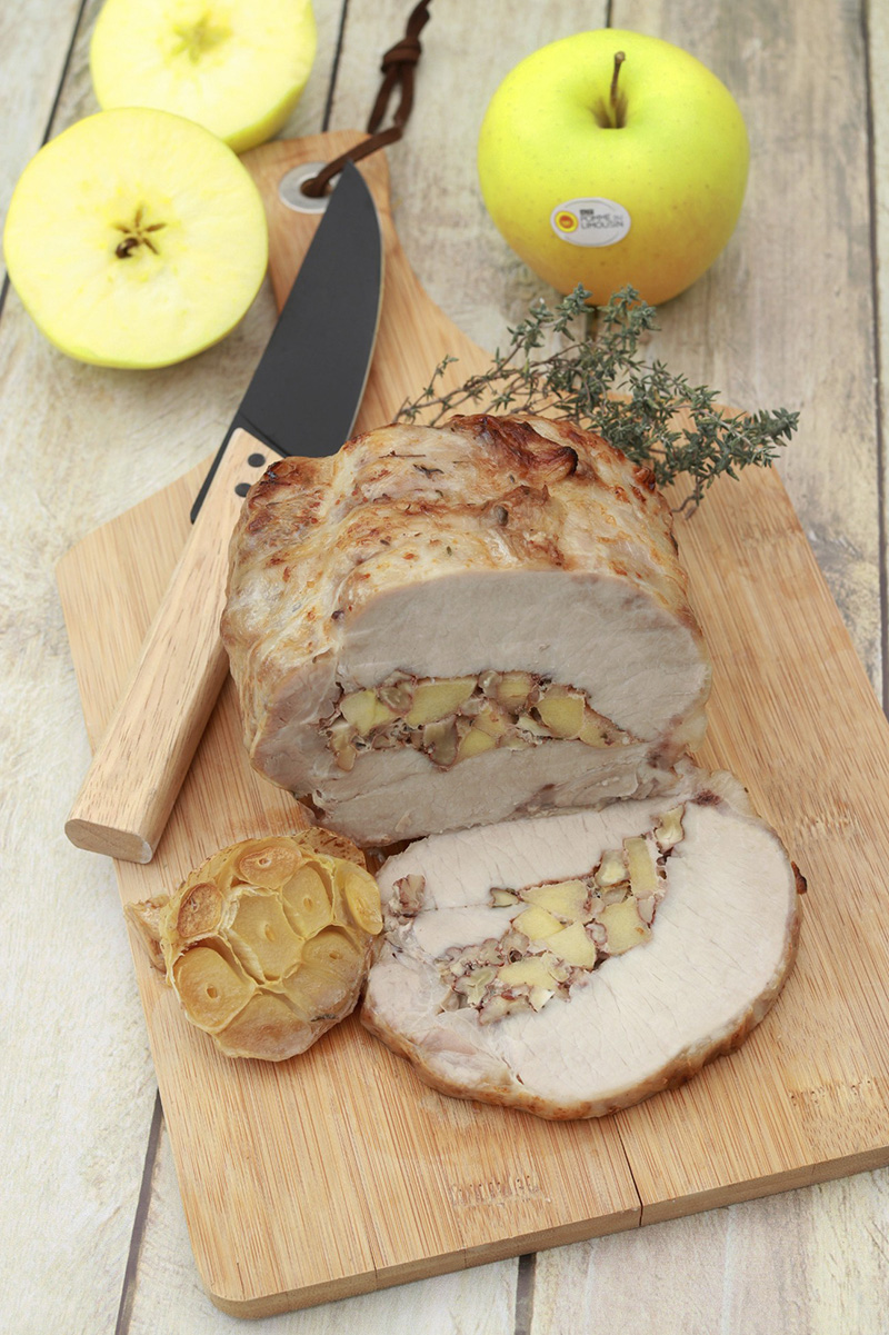 Rôti de porc farçi Pommes du Limousin AOP