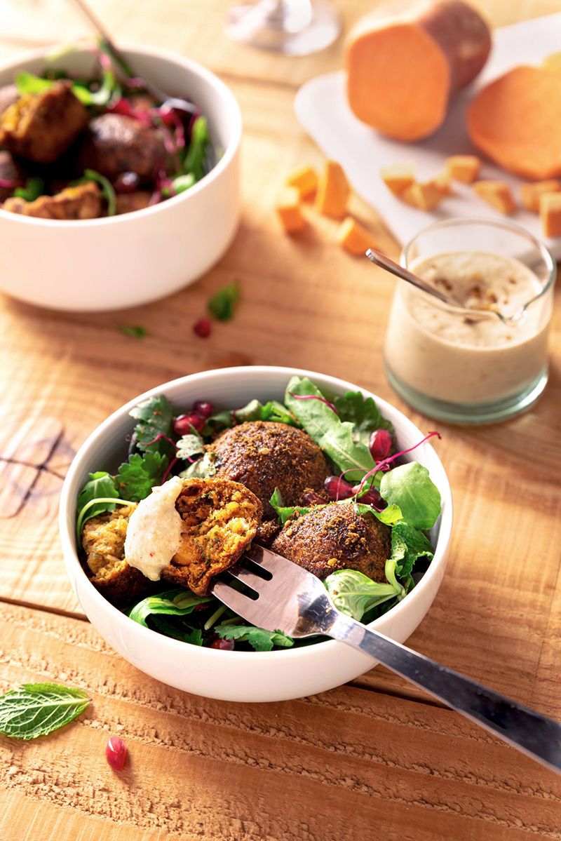 Falafels Patates Douces Caroline du Nord