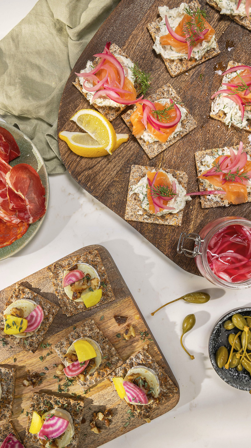 Wasa® Sensation Graines de Chia, saumon, fromage frais pickles