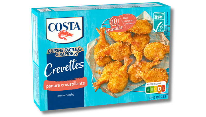 Crevettes panure croustillante 