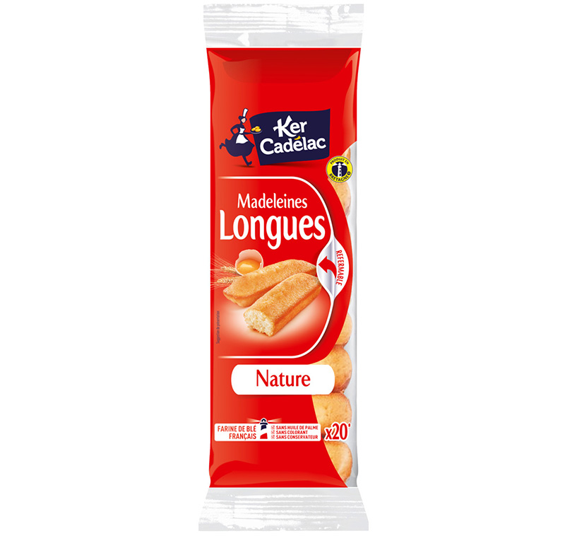 Madeleines longues Nature