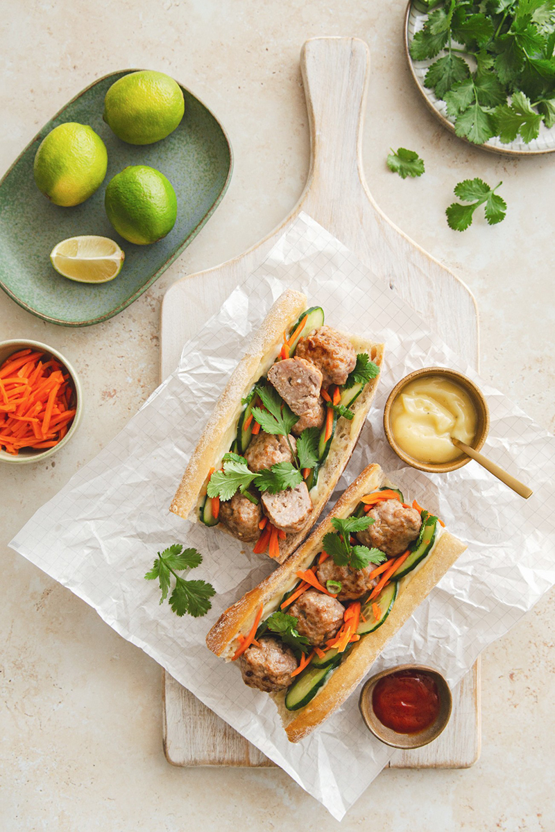 Bánh Mi haché de veau