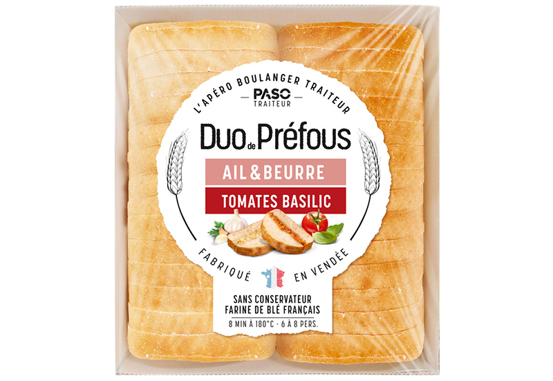 Duo préfou Ail et Beurre / Tomates Basilic