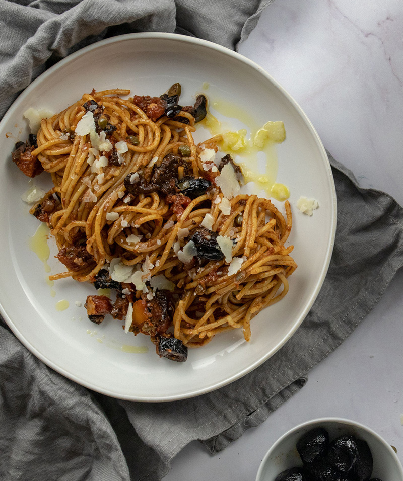 Spaghetti puttanesca