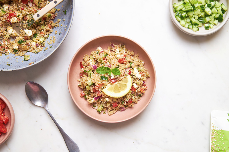 Taboulé quinoa végétarien