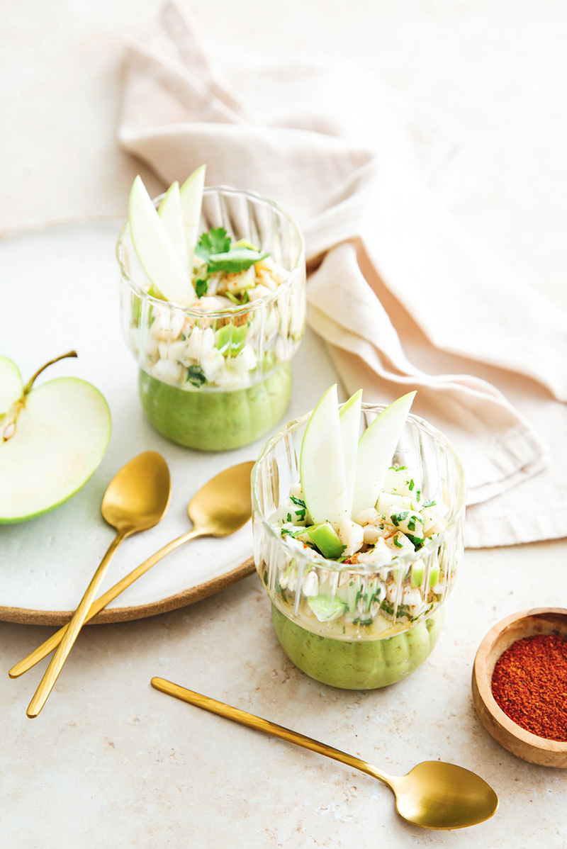 Ceviche noix de Saint-Jacques à l’avocat